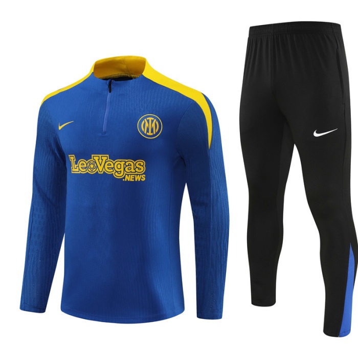 Inter Milan 24/25 Tracksuit - Blue/Yellow