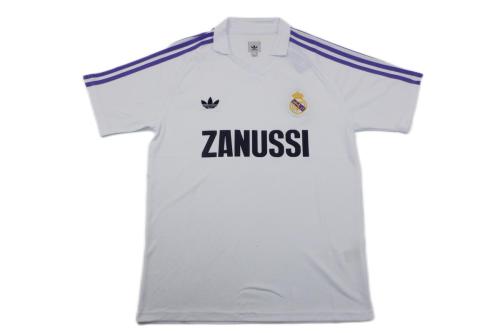 Real Madrid 84/85 Home Soccer Jersey