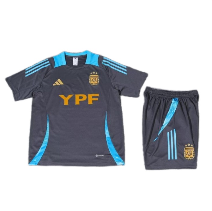 Argentina 24/25 Grey/Blue Training Kit Jerseys