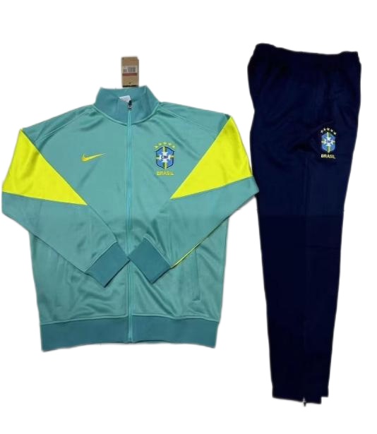 Brazil 24/25 Tracksuit - Green/Yellow