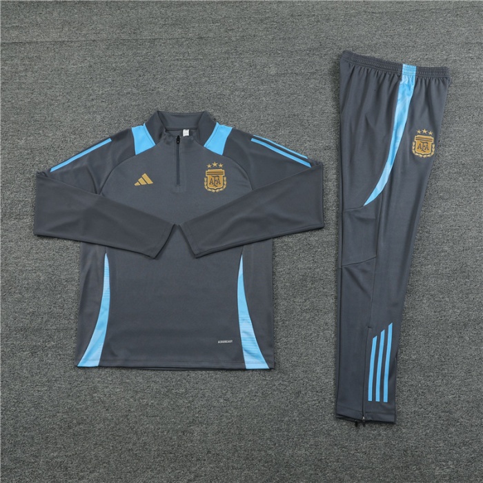 Argentina 24/25 Tracksuit - Grey/Blue