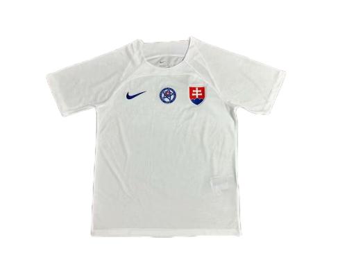 Slovakia 2024 Euro Away White Soccer Jersey