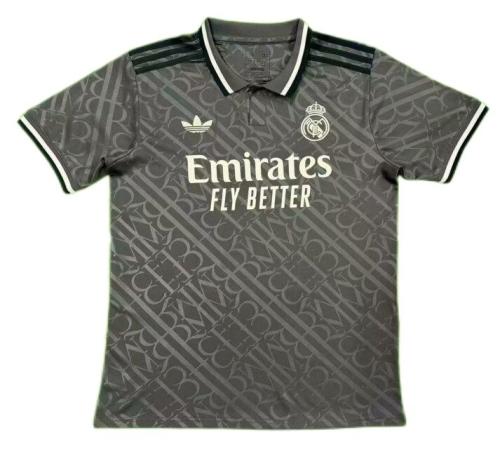 Real Madrid 24/25 Third Dark Grey Leaked Soccer Jersey