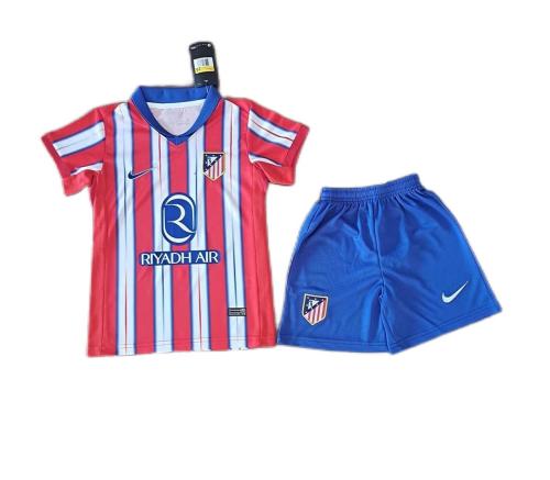 Kids-Atletico Madrid 24/25 Home Leaked Soccer Jersey