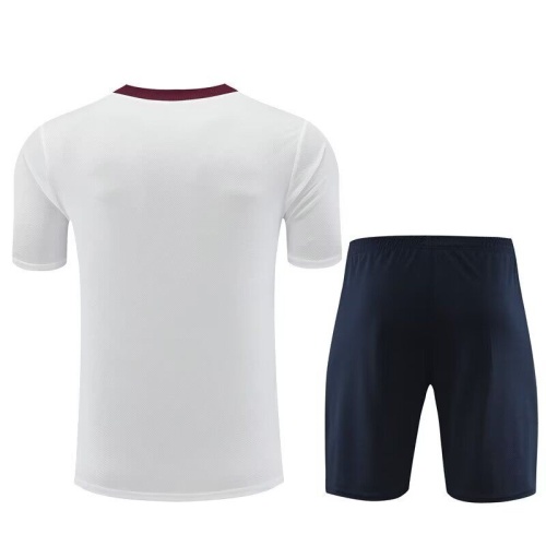 England 24/25 White/Dark Red Training Kit Jerseys