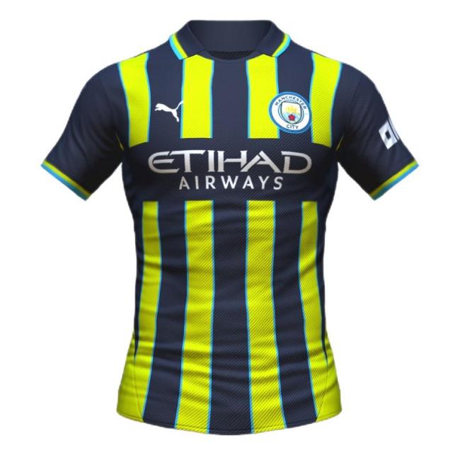 Manchester City 24/25 Away Black/Green Leaked Jersey