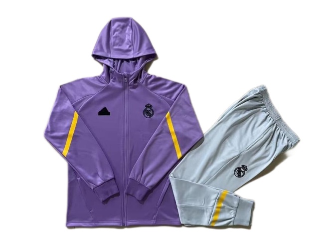 Real Madrid 24/25 Hoodie Tracksuit - Purple