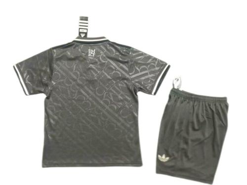 Kids-Real Madrid 24/25 Third Dark Grey Leaked Soccer Jersey