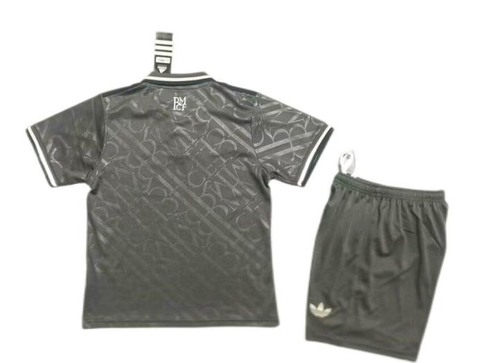 Kids-Real Madrid 24/25 Third Dark Grey Leaked Soccer Jersey