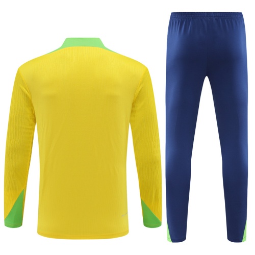 Brazil 24/25 Tracksuit - Yellow/Green