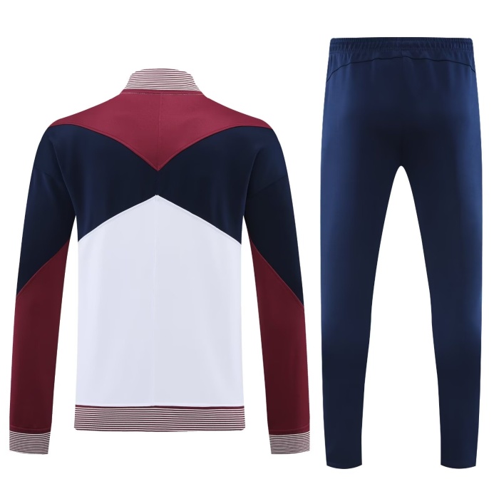 England 24/25 Tracksuit - White/Red/Navy Blue