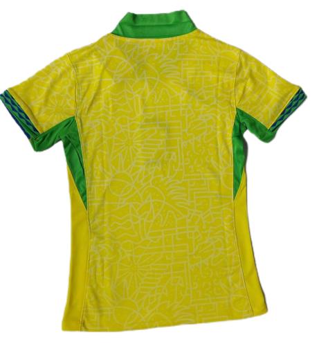 Brazil Woman 2024 Home Soccer Jersey