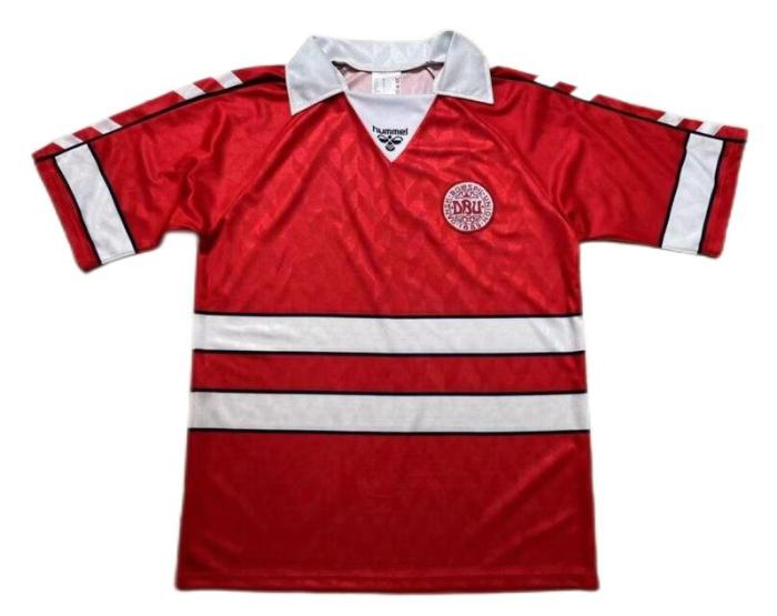 Denmark 1988 Home Soccer Jersey