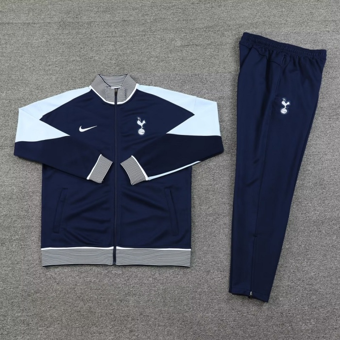 Tottenham 24/25 Tracksuit - Navy Blue/Light Blue