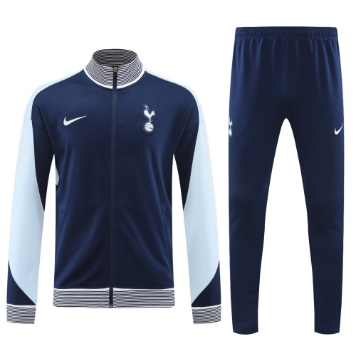Tottenham 24/25 Tracksuit - Navy Blue/Light Blue