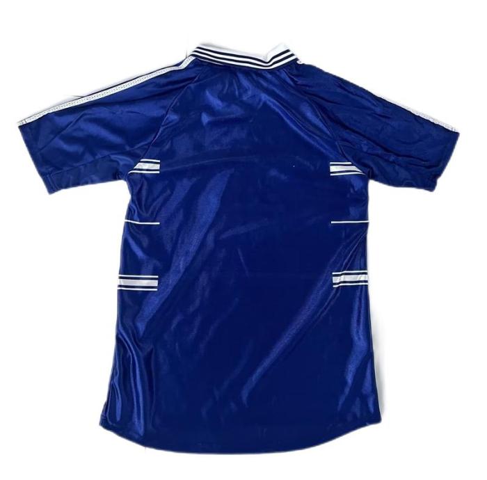 Real Madrid 98/99 Away Dark Blue Soccer Jersey