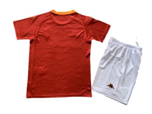 Kids-Roma 00/01 Home Soccer Jersey