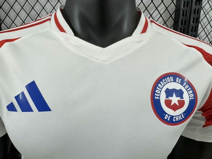 Chile 2024 Away White Soccer Jersey(Player)