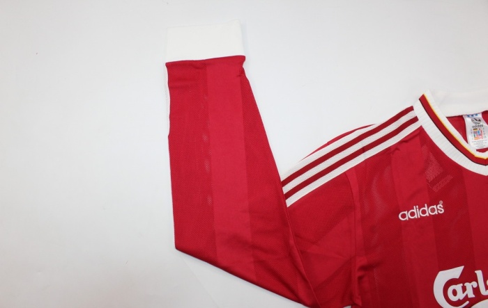 Liverpool 95/96 Home Long Soccer Jersey