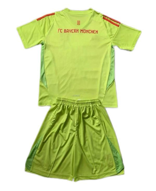 Kids-Bayern Munich 24/25 GK Green Soccer Jersey