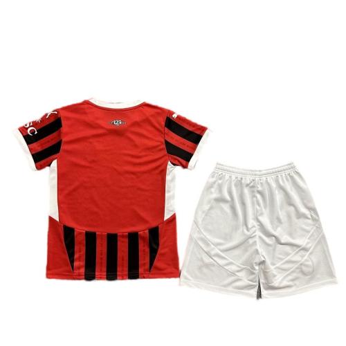 Kids-AC Milan 24/25 Home Soccer Jersey