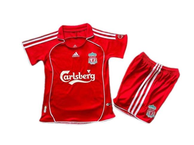 Kids-Liverpool 06/08 Home Soccer Jersey