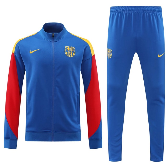 Barcelona 24/25 Tracksuit - Blue/Yellow/Red