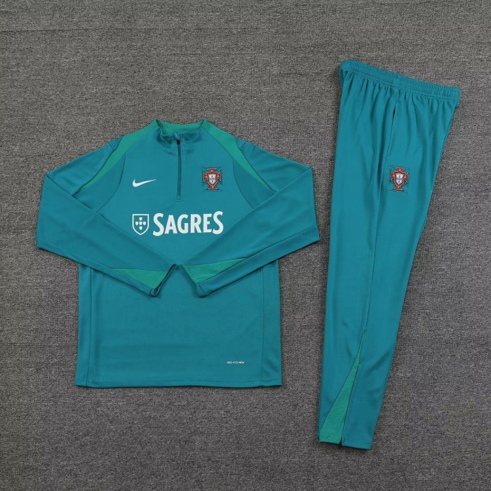 Portugal 24/25 Tracksuit - Green/White