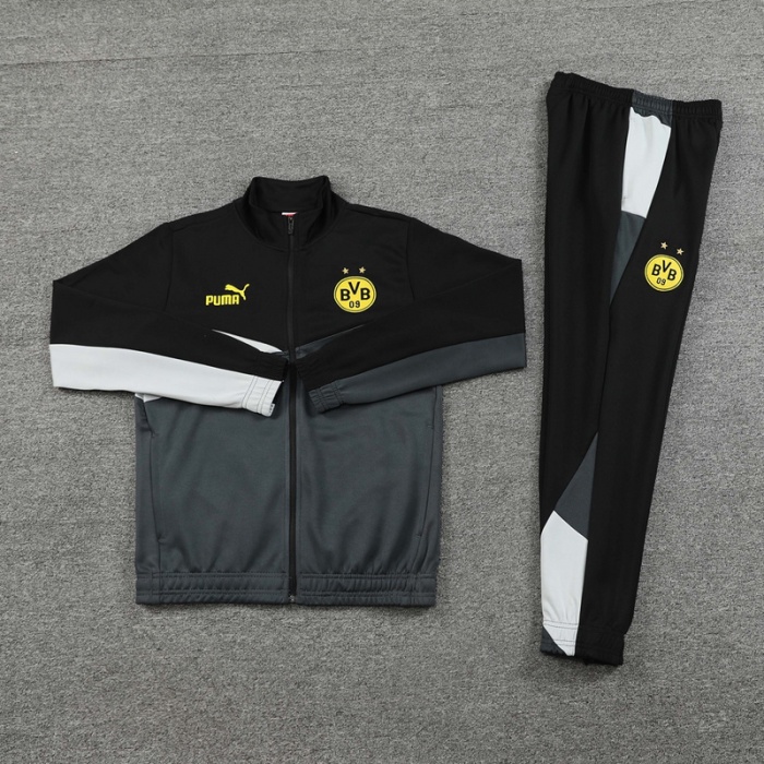 Dortmund 24/25 Tracksuit - Black/Grey