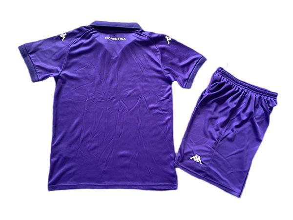 Kids-Fiorentina 24/25 Home Soccer Jersey