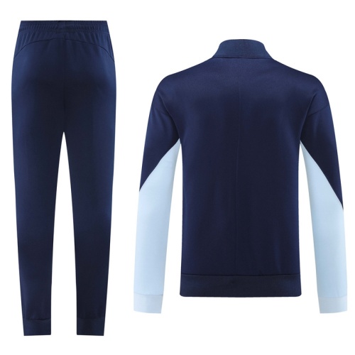 France 24/25 Tracksuit - Navy Blue/Light Blue