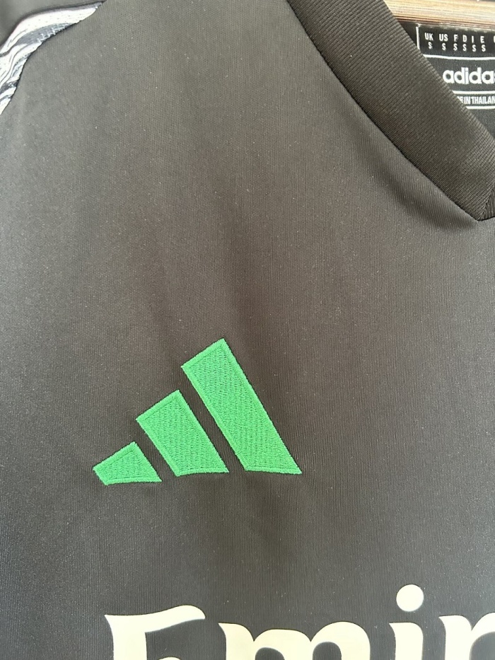 Arsenal 24/25 Away Black Leaked Soccer Jersey