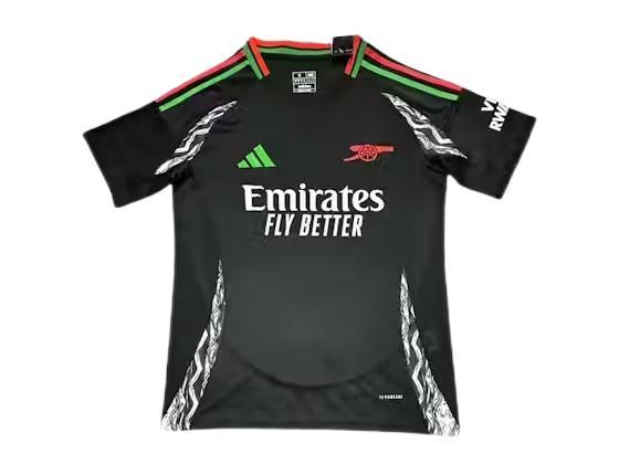 Arsenal 24/25 Away Black Leaked Soccer Jersey