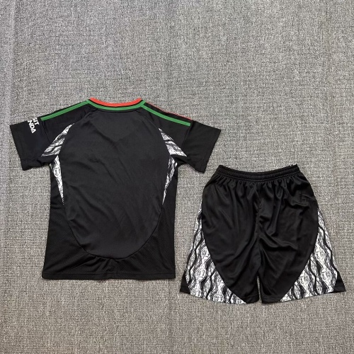 Kids-Arsenal 24/25 Away Black Leaked Soccer Jersey
