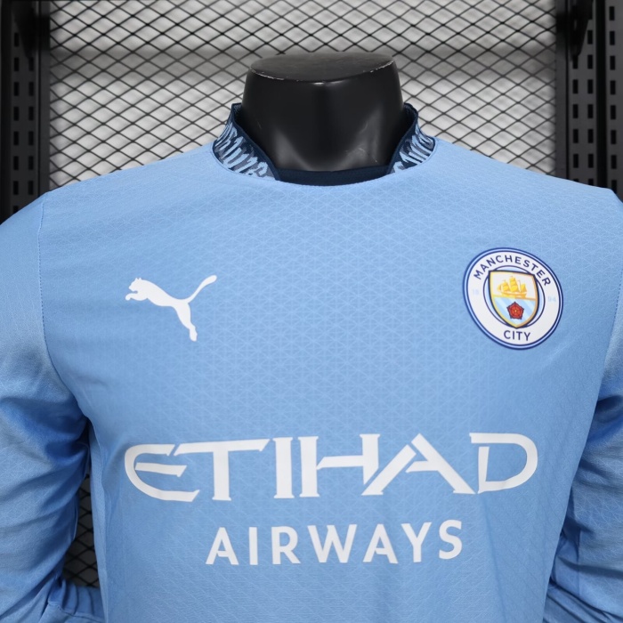 Manchester City 24/25 Home Long Jersey(Player)