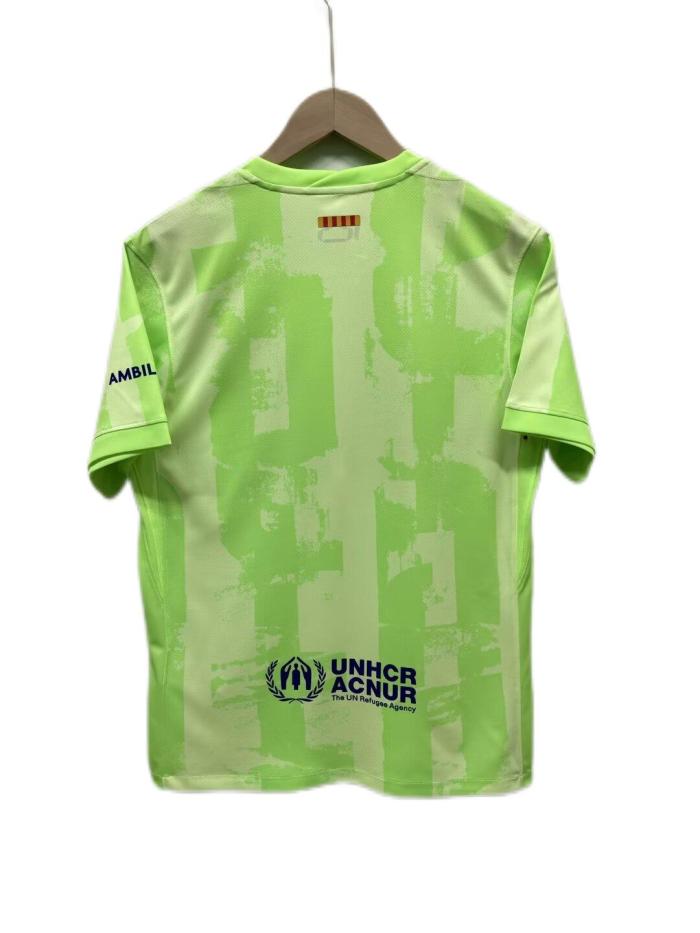 Barcelona 24/25 Third Green Leaked Soccer Jersey