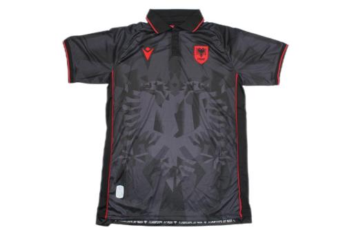 Albania 23/24 Third Black Soccer Jersey