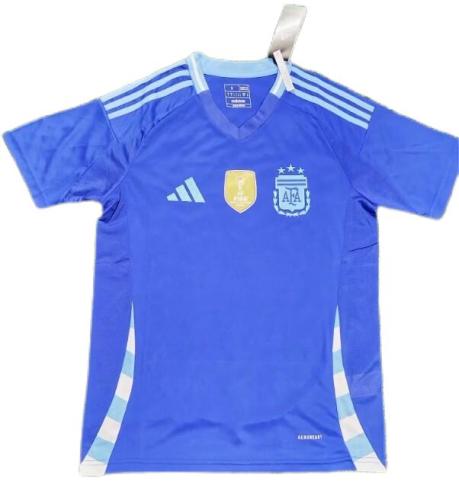 Argentina 2024 Away Blue Plus Size Soccer Jersey