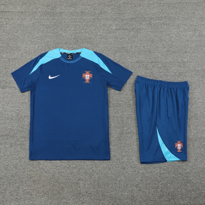 Portugal 24/25 Blue Training Kit Jerseys