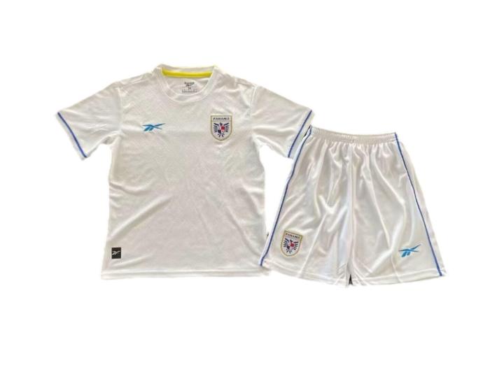 Kids-Panama 2024 Away White Soccer Jersey