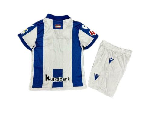 Kids-Real Sociedad 24/25 Home Soccer Jersey