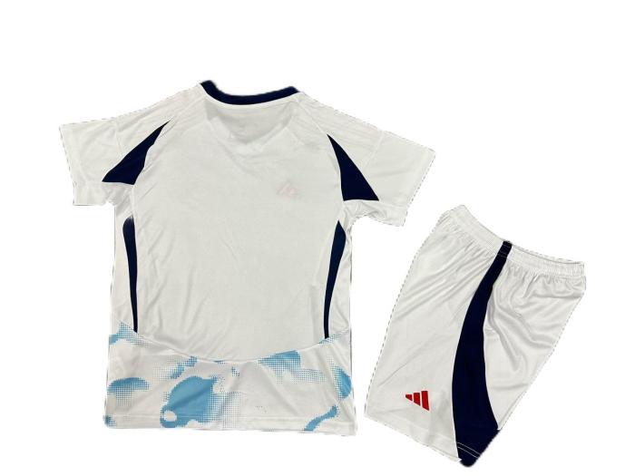 Kids-Costa Rica 2024 Away White Soccer Jersey