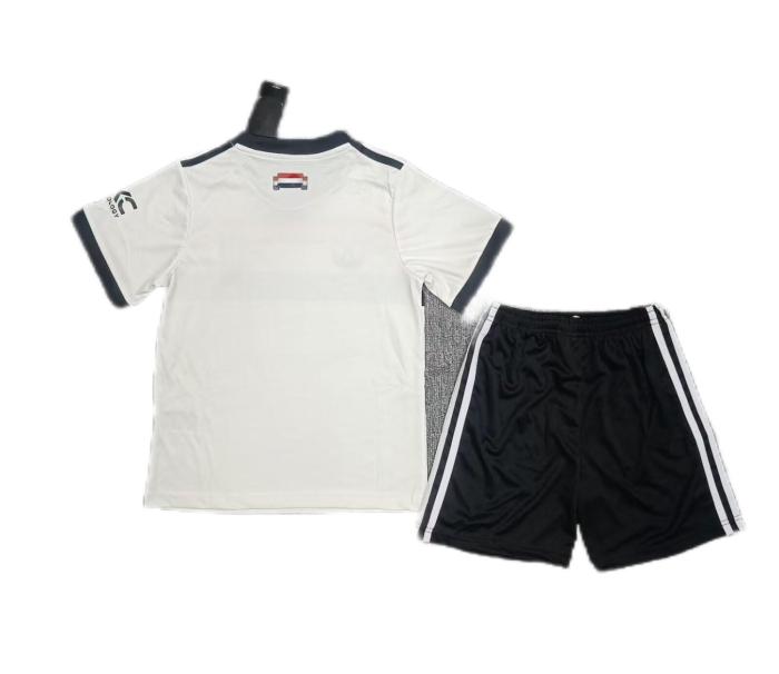 Kids-Manchester Utd 24/25 Third White Leaked Soccer Jersey