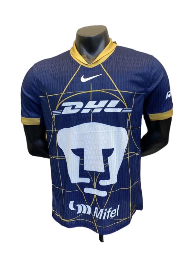 Pumas UNAM 24/25 Away Navy Blue Leaked Jersey(Player