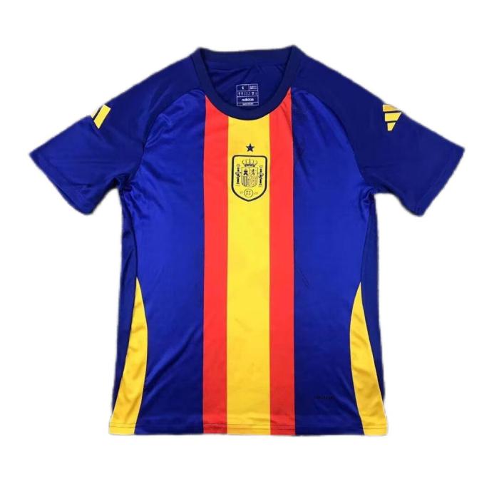 Spain 24/25 Blue/Red/Yellow Training Jersey