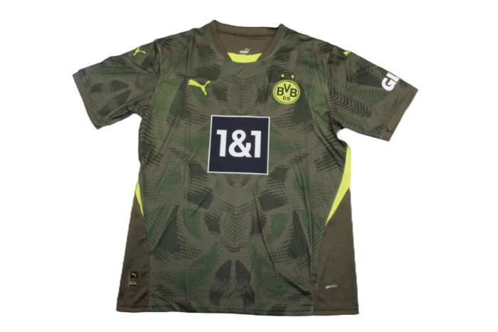 Dortmund 24/25 GK Dark Green Soccer Jersey