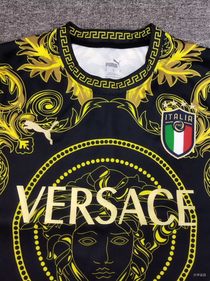 Italy 24/25 Special Black/Golden Soccer Jersey
