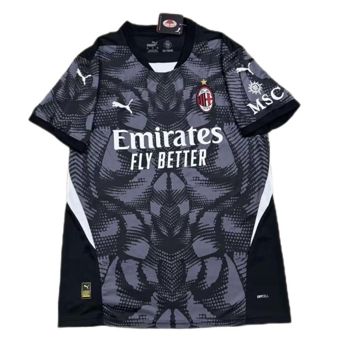 AC Milan 24/25 GK Black Soccer Jersey