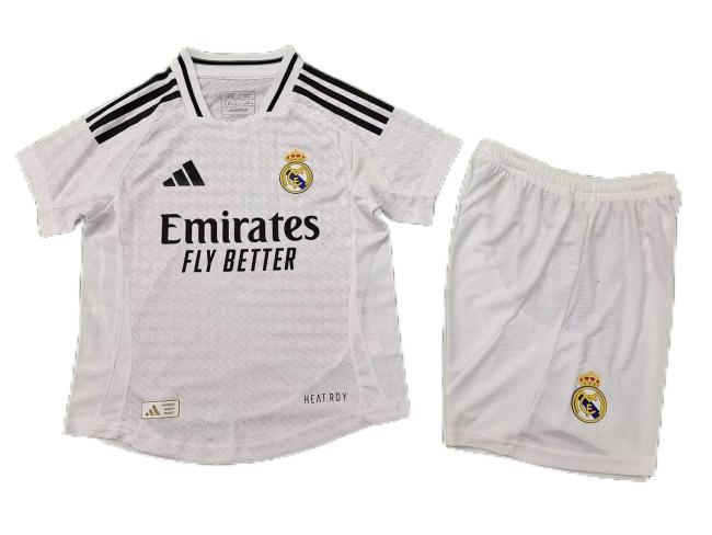 Kids-Real Madrid 24/25 Home Soccer Jersey(Player)