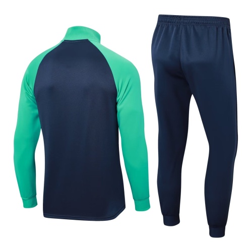 Barcelona 24/25 Tracksuit - Green/Navy Blue